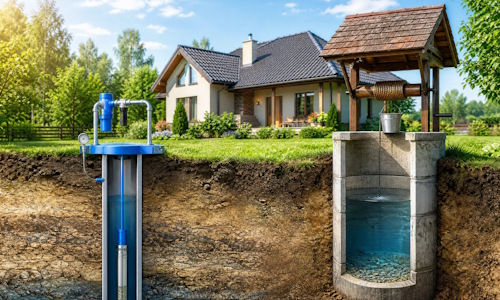 Автономное водоснабжение загородного дома Кызыл: скважина или колодец 